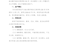 叙永镇中城社区陕西街236号（东来国际）2层1号商业用房整体招租公告